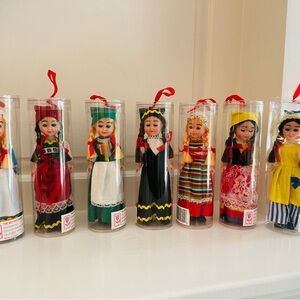 Vintage Better Choice Nationality Dolls - Set of 7